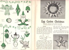 Egg carton Christmas