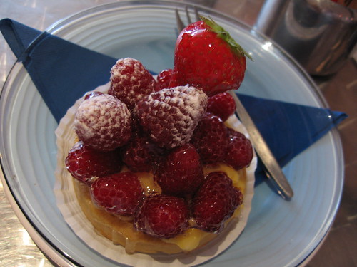 Raspberry tart- Cafe Deco