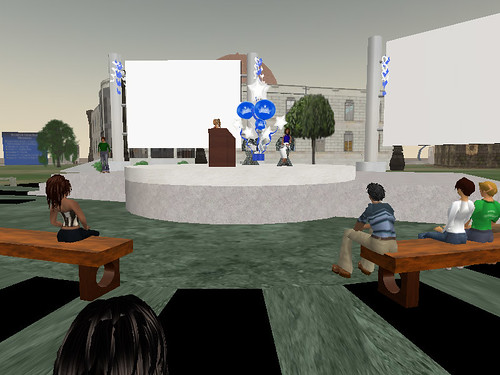 Second Life Library opening 2
