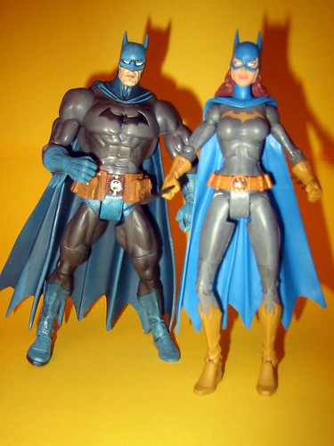 DC Superhero Batman and Batgirl
