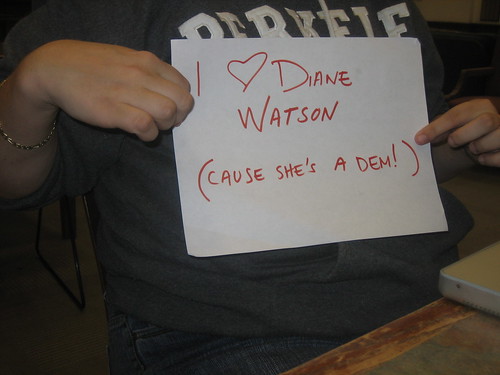 Thank You Diane Watson