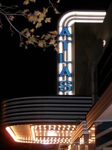 The Restored Atlas Theater Sign and Marquee