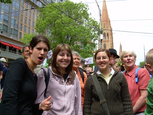 SOC members at the Melbourne Walk Against Warming