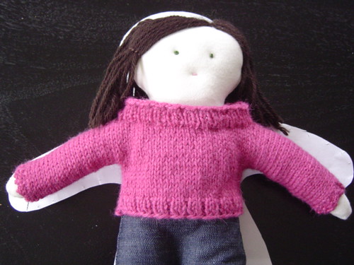 doll with sweater
