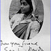Mrs Naidu picture card to Mr Jinnah