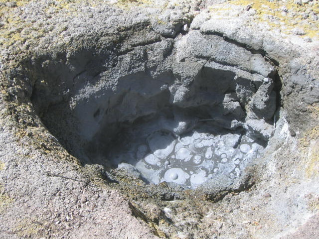 Mudpot at Lassen Peak Volcanic Park