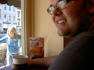 marc at coffee shop