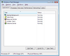 Task Manager in Windows Vista