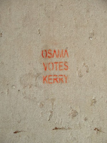 Osama Votes Kerry