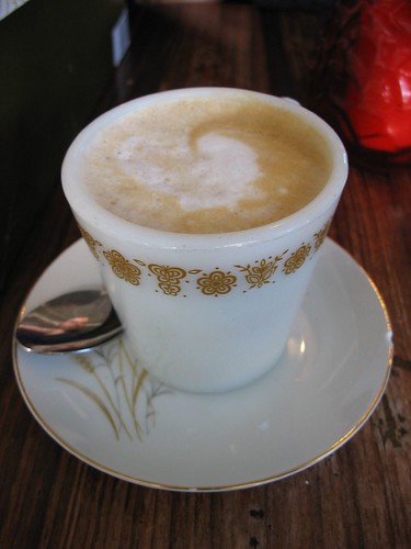 cafe au lait at Esperanza
