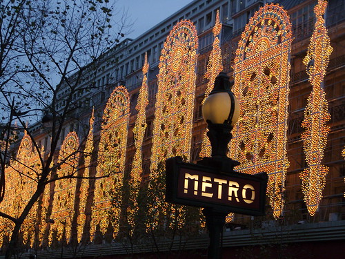 metro station near the illuminations