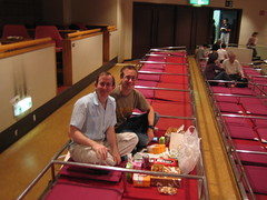Dave and Andy at Sumo Tournament