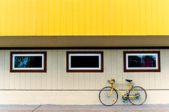 the bike and the bingo hall