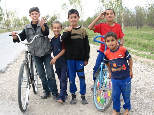 More local bikers - Penjikent, Tajikistan