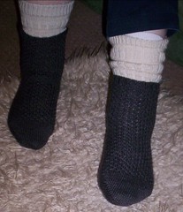 Snake Skin socks finished 001