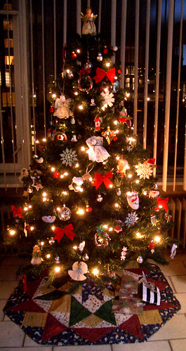 Christmas Tree with Tree Skirt