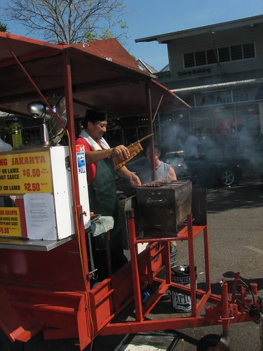 Bobby, well known sate maker Parap Market