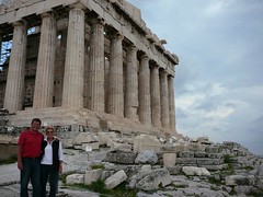 Peter and Judy at the Parthenon