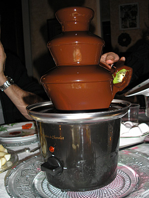 fontaine chocolat