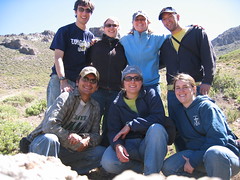 Group at first rest stop