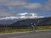Radfahrer im Tongariro Nationalpark