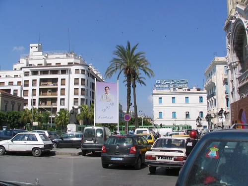 City view in Tunis