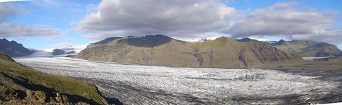 Skaftafell Glacier panorama