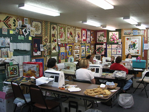 Class in progress at Quilter's Haven