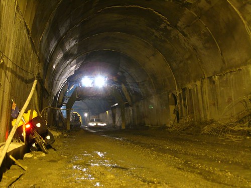The 'open' Anzob Tunnel, Tajikistan