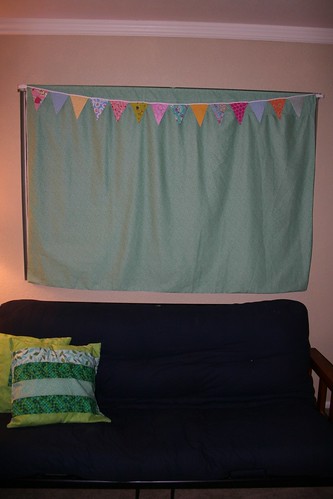 bunting with window