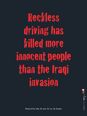 En Irak conducen mucho peor