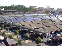 View dari atas Queen Victoria Market, Melbourne, Australia
