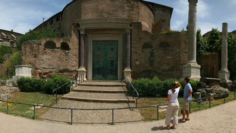 Temple of Romulus - Roman Forum