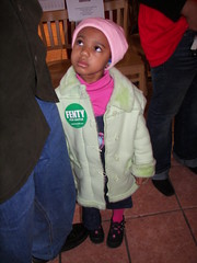 A young Adrian Fenty supporter