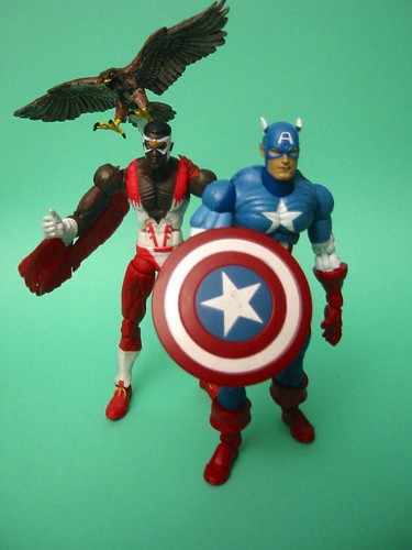 Captain America and Falcon