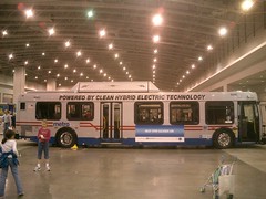 Hybrid Metro Bus at Green Festival
