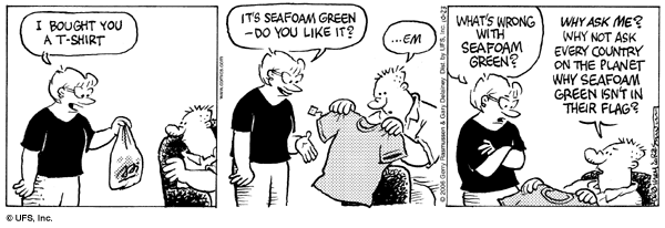 betty: What's wrong with seafoam green?