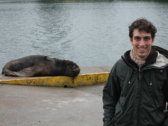 Ryan with sea lion