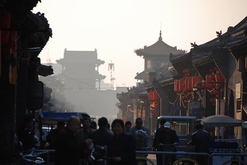Ping Yao, busy street