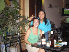 Luang and Sarah, Cafe Tiamo, Ninh Bibh
