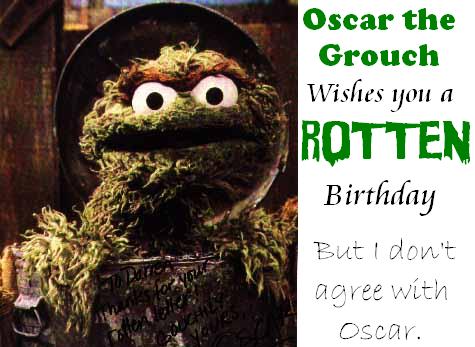 Oscar Birthday greeting
