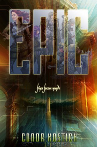 The new US cover for Epic by Conor Kostick