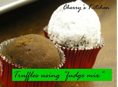 truffles-using fudge mix method