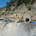 The new rail tunnel being builtbelow the Lowari Pass