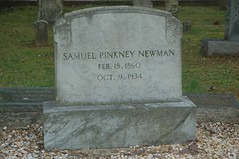 Samuel Pinkney Newman Gravestone