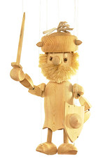 Wooden Knight Marionette