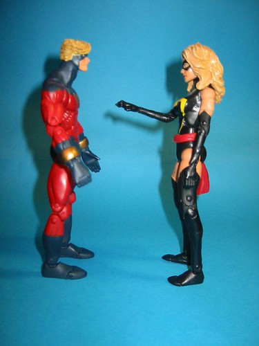 Captain Marvel and Ms. Marvel