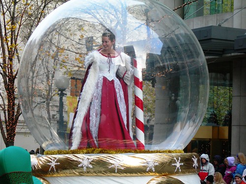 Seattle Snow Queen in a Snow Globe