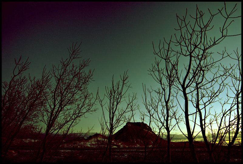Winter evening in Fellsmrk
