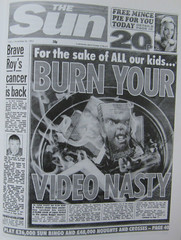 Sun video nasty campaign